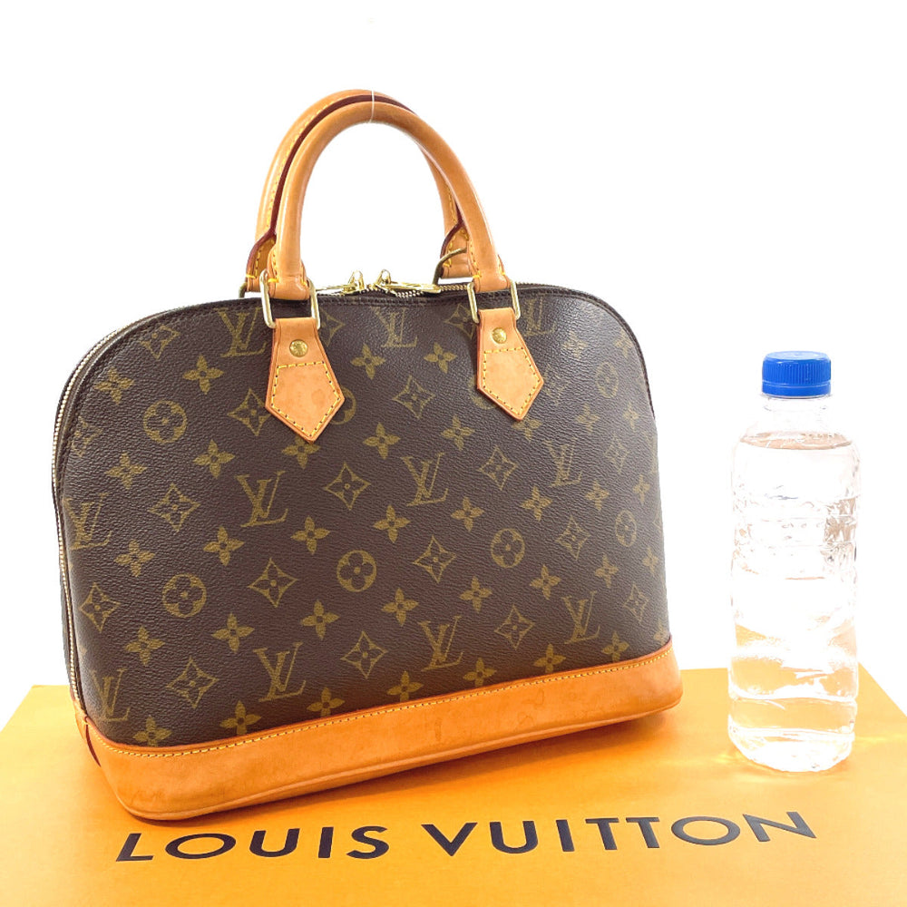 LOUIS VUITTON Handbag M51130 Monogram canvas, tanned leather Brown Alma