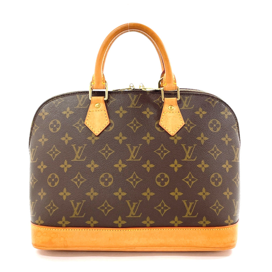 LOUIS VUITTON Handbag M51130 Monogram canvas, tanned leather Brown Alma