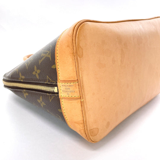LOUIS VUITTON Handbag M51130 Monogram canvas, tanned leather Brown Alma