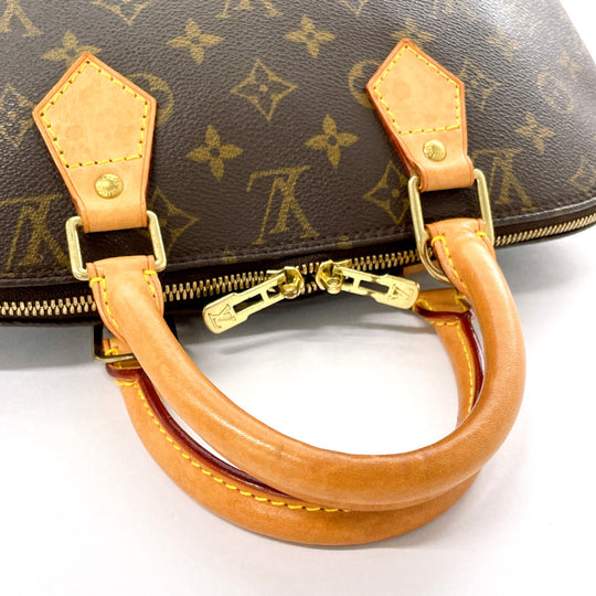 LOUIS VUITTON Handbag M51130 Monogram canvas, tanned leather Brown Alma