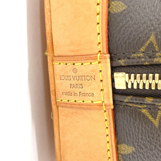 LOUIS VUITTON Handbag M51130 Monogram canvas, tanned leather Brown Alma