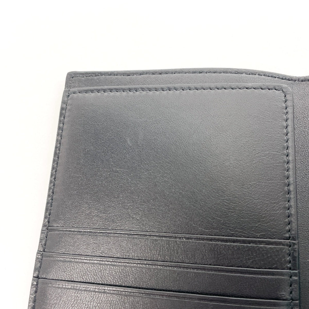TIFFANY&Co. passport case leather black Diamond Point Passport cover unisex Used Authentic