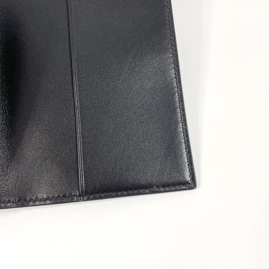 TIFFANY&Co. passport case leather black Diamond Point Passport cover unisex Used Authentic