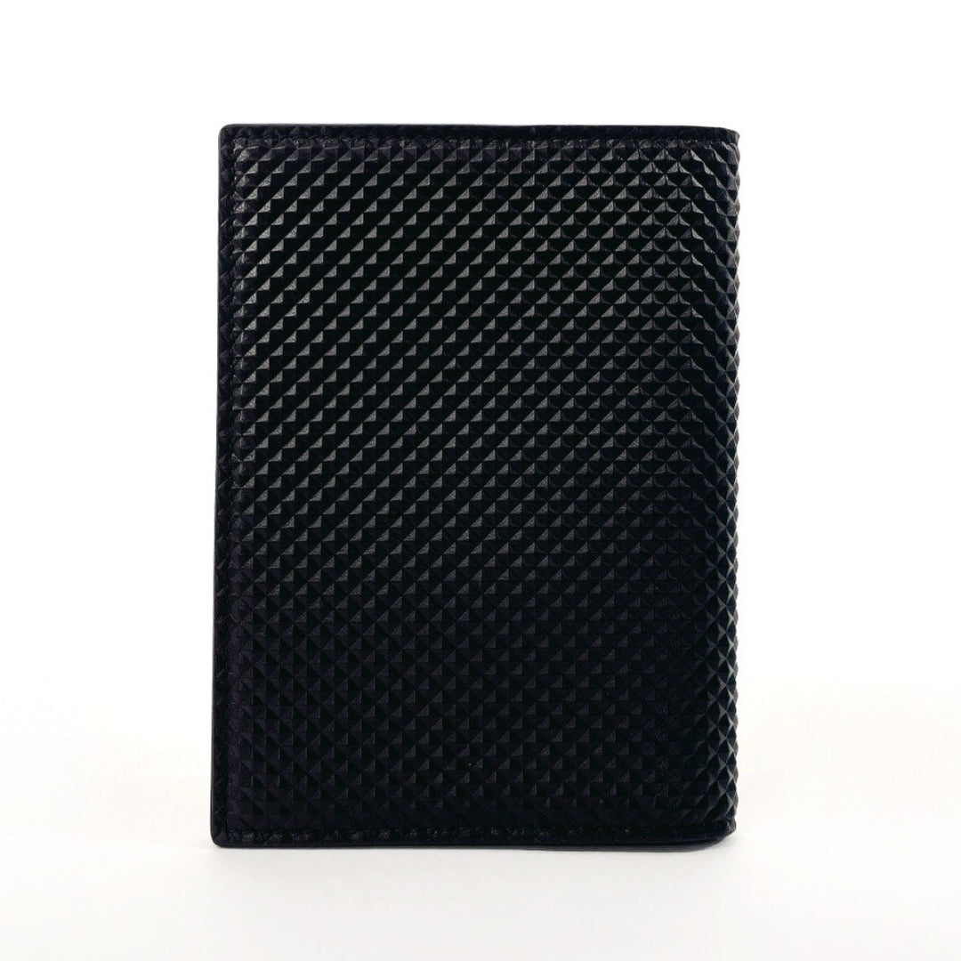 TIFFANY&Co. passport case leather black Diamond Point Passport cover unisex Used Authentic