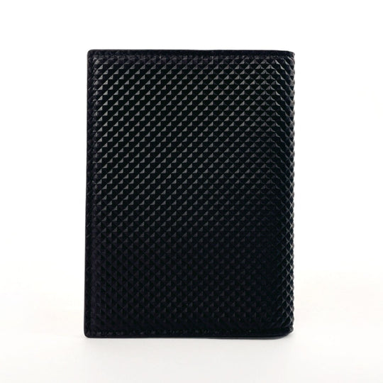 TIFFANY&Co. passport case leather black Diamond Point Passport cover unisex Used Authentic