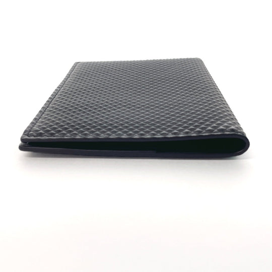 TIFFANY&Co. passport case leather black Diamond Point Passport cover unisex Used Authentic