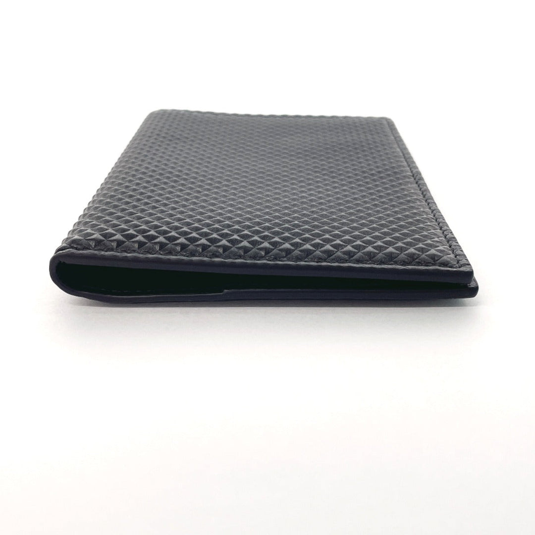 TIFFANY&Co. passport case leather black Diamond Point Passport cover unisex Used Authentic