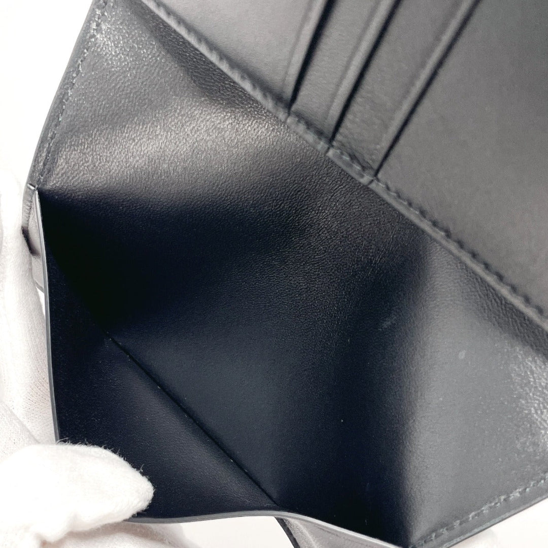 TIFFANY&Co. passport case leather black Diamond Point Passport cover unisex Used Authentic