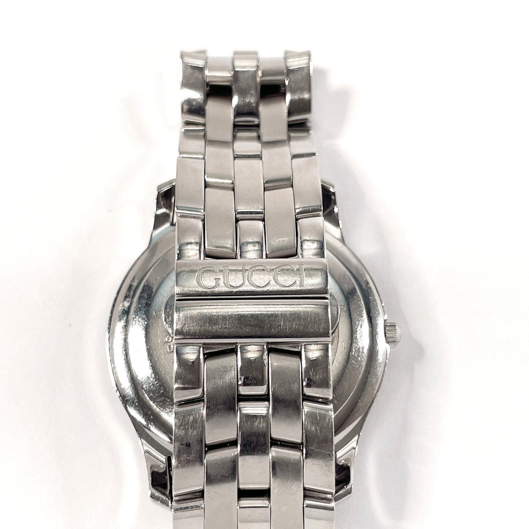 GUCCI Watches Quartz 5500M Stainless Steel Silver G class black dial