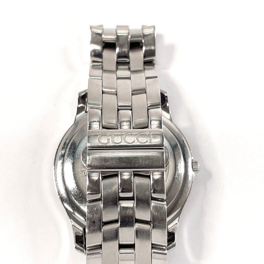 GUCCI Watches Quartz 5500M Stainless Steel Silver G class black dial
