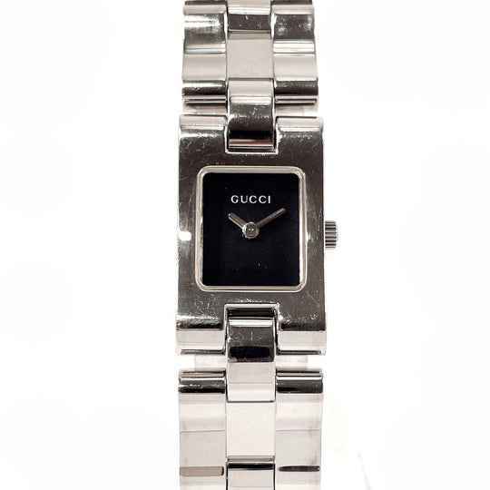 GUCCI Watches Quartz 2305L Stainless Steel Silver black dial