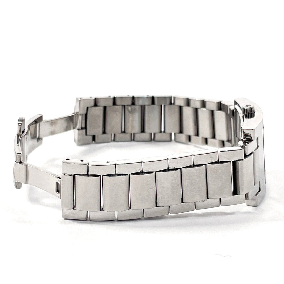 GUCCI Watches Quartz 7700L Stainless Steel Silver black dial