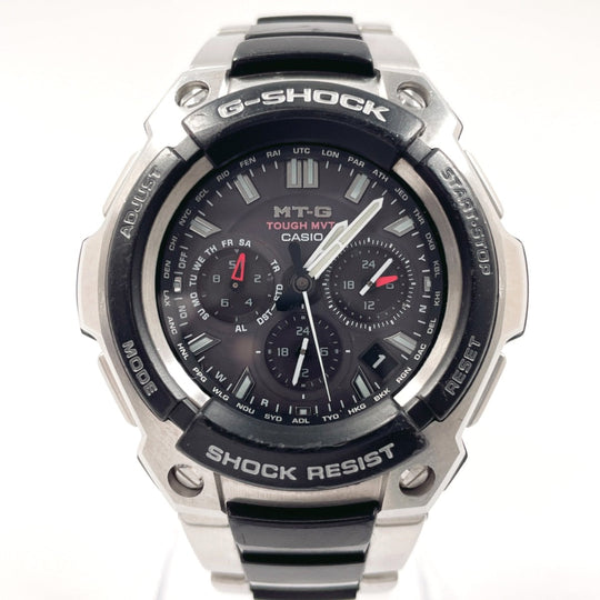 CASIO Watches Quartz MTG-1200 Stainless Steel Stainless Steel black G-SHOCK black dial