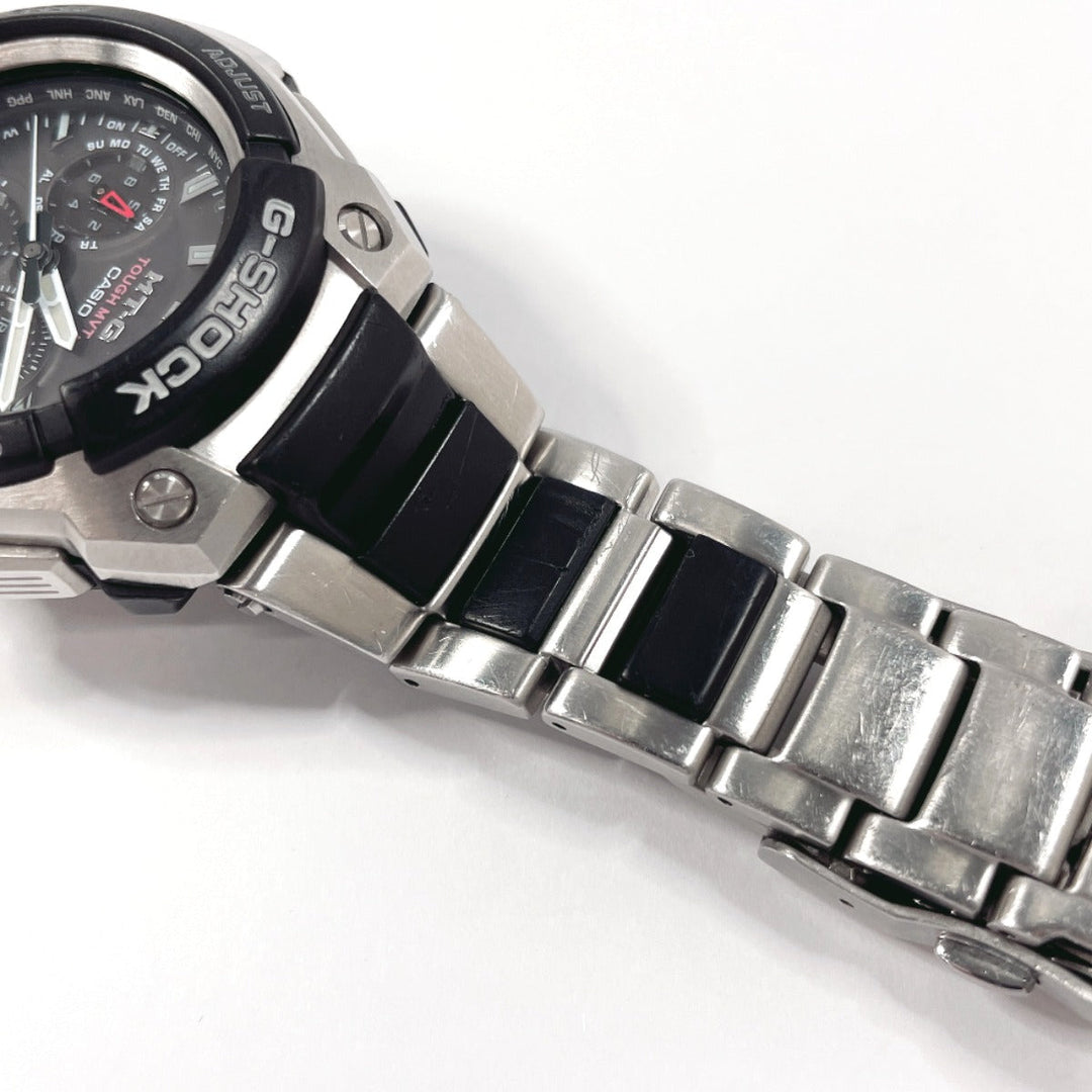 CASIO Watches Quartz MTG-1200 Stainless Steel Stainless Steel black G-SHOCK black dial