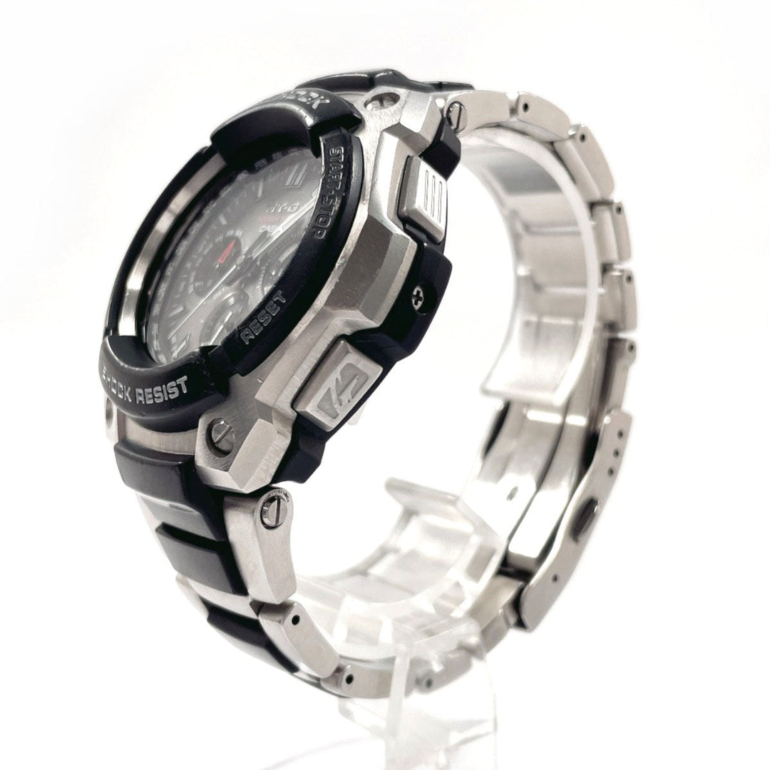 CASIO Watches Quartz MTG-1200 Stainless Steel Stainless Steel black G-SHOCK black dial