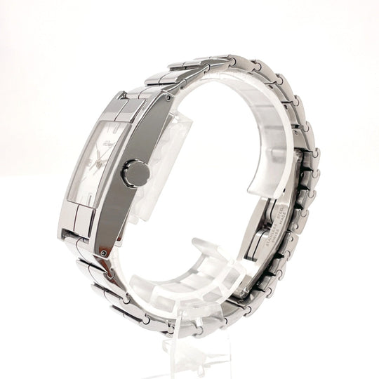 Dupont Watches Quartz 131 L3 AG18 Stainless Steel Silver Geometry white dial