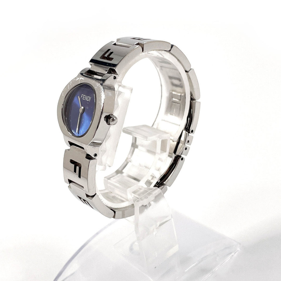 FENDI Watches Quartz 3050L Stainless Steel Silver Olologi Navy dial
