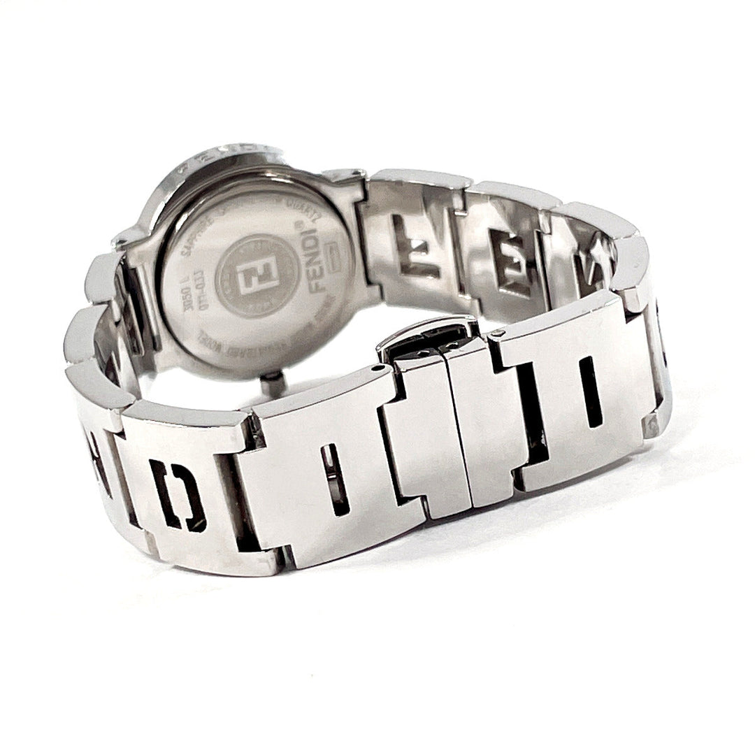 FENDI Watches Quartz 3050L Stainless Steel Silver Olologi Navy dial