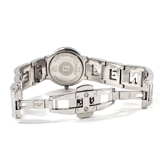 FENDI Watches Quartz 3050L Stainless Steel Silver Olologi Navy dial