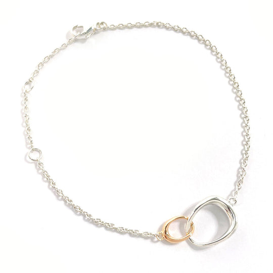 Georg Jensen bracelet 10012371 Silver925, K18 rose gold Silver Offspring