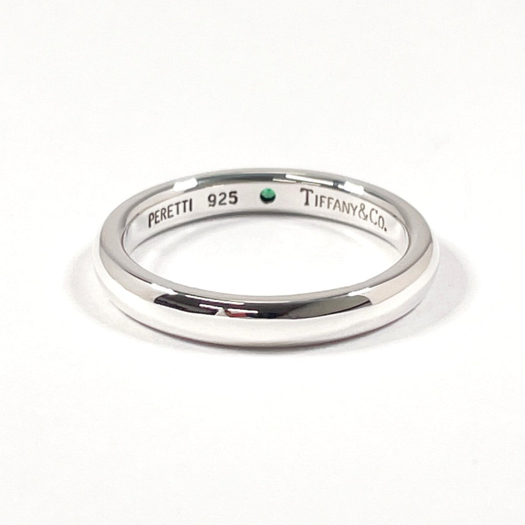 TIFFANY&Co. Ring Silver925, Emerald Silver El Saperetti Stacking band
