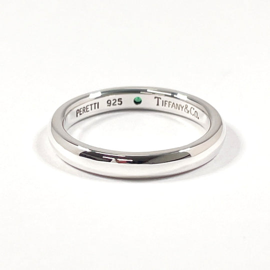 TIFFANY&Co. Ring Silver925, Emerald Silver El Saperetti Stacking band