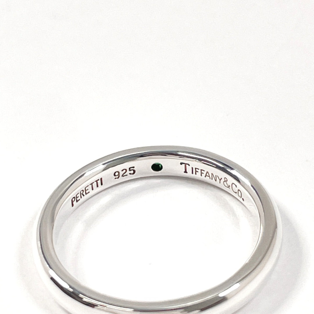 TIFFANY&Co. Ring Silver925, Emerald Silver El Saperetti Stacking band