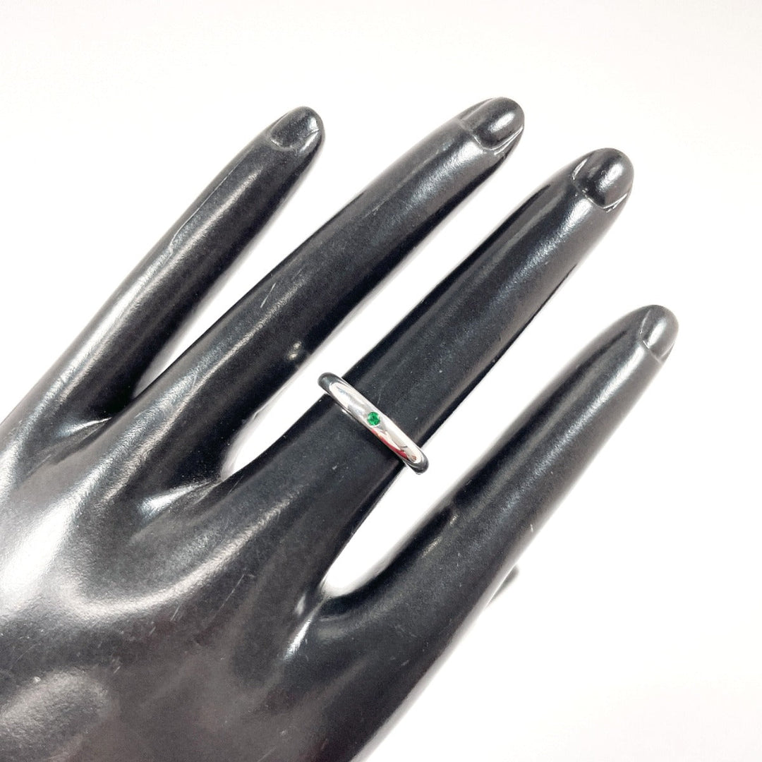 TIFFANY&Co. Ring Silver925, Emerald Silver El Saperetti Stacking band