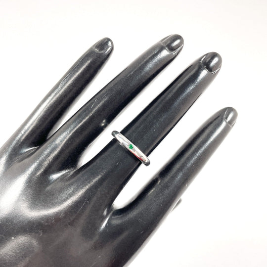 TIFFANY&Co. Ring Silver925, Emerald Silver El Saperetti Stacking band
