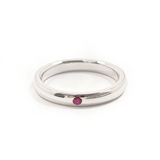 TIFFANY&Co. Ring Silver925, Ruby Silver El Saperetti Stacking band Women Used Authentic