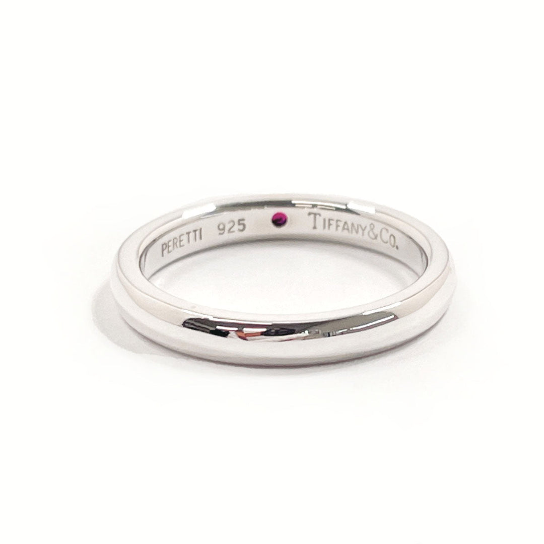 TIFFANY&Co. Ring Silver925, Ruby Silver El Saperetti Stacking band Women Used Authentic