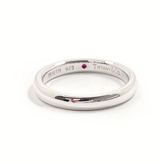 TIFFANY&Co. Ring Silver925, Ruby Silver El Saperetti Stacking band Women Used Authentic