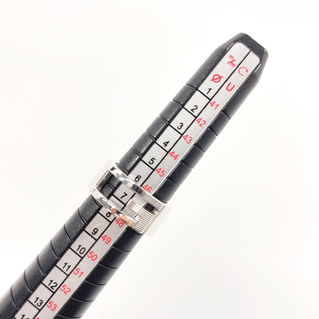 GUCCI Ring Silver925 Silver Branded Cutout G 8