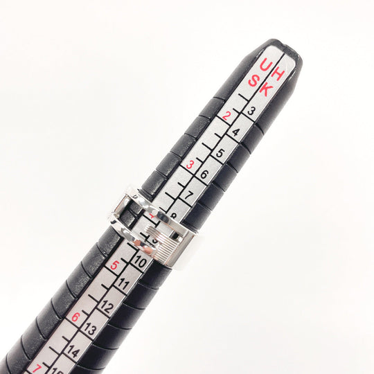 GUCCI Ring Silver925 Silver Branded Cutout G 8