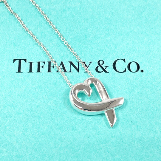 TIFFANY&Co. Necklace Silver925 Silver Paloma Picasso Loving heart Women Used Authentic