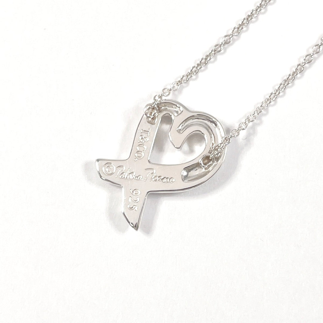 TIFFANY&Co. Necklace Silver925 Silver Paloma Picasso Loving heart Women Used Authentic