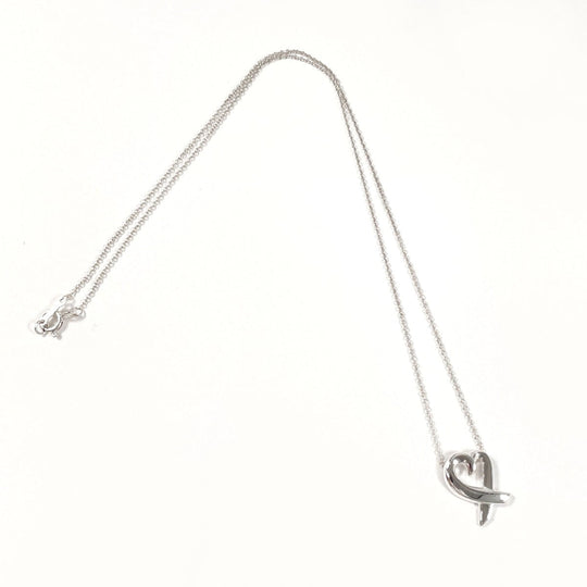 TIFFANY&Co. Necklace Silver925 Silver Paloma Picasso Loving heart Women Used Authentic