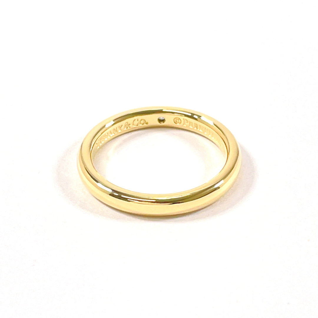 TIFFANY&Co. Ring K18 Yellow Gold, Diamond gold El Saperetti Stacking band ring Women Used Authentic
