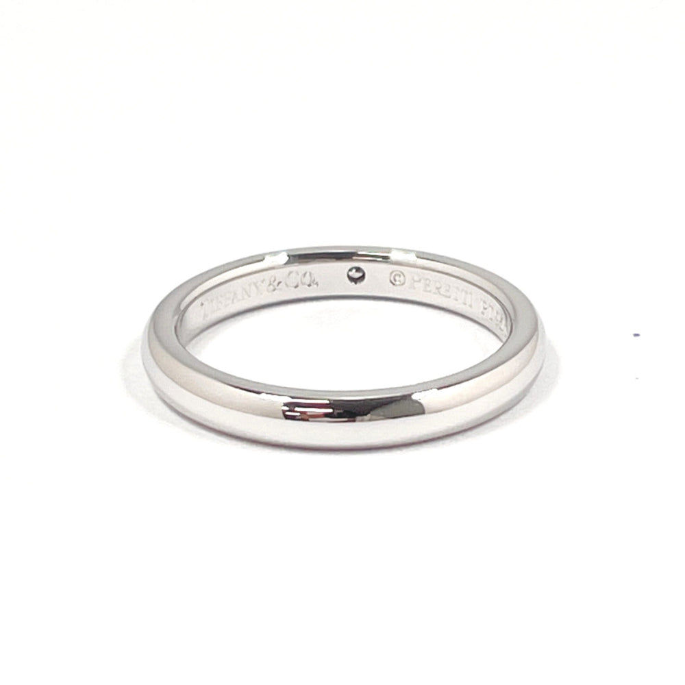 TIFFANY&Co. Ring Pt950Platinum, Diamond Silver El Saperetti Stacking band ring