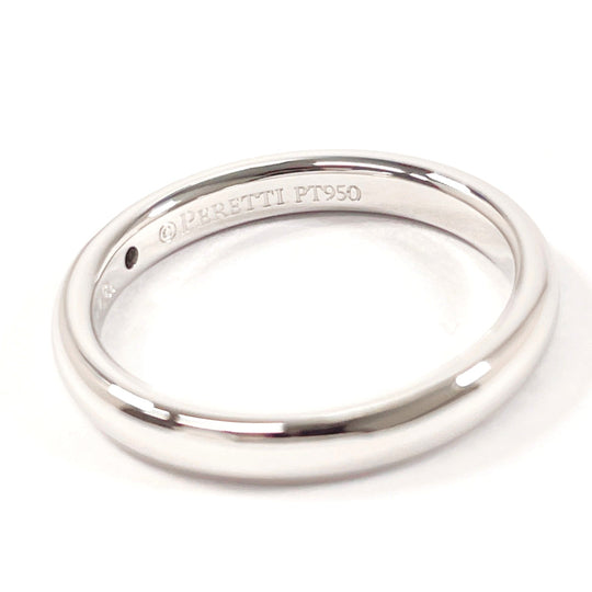 TIFFANY&Co. Ring Pt950Platinum, Diamond Silver El Saperetti Stacking band ring