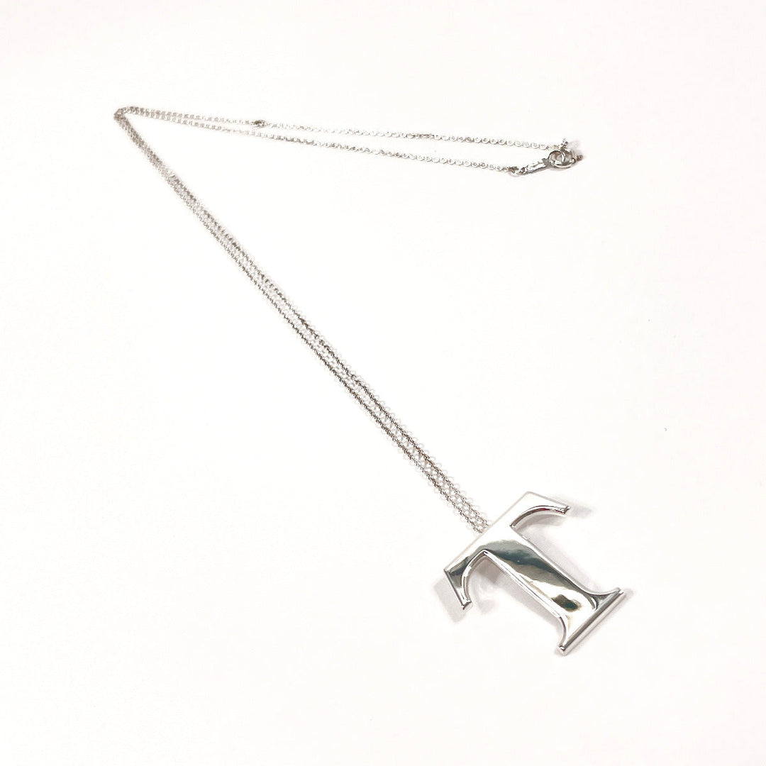 TIFFANY&Co. Necklace Silver925 Silver Long chain Symbol T