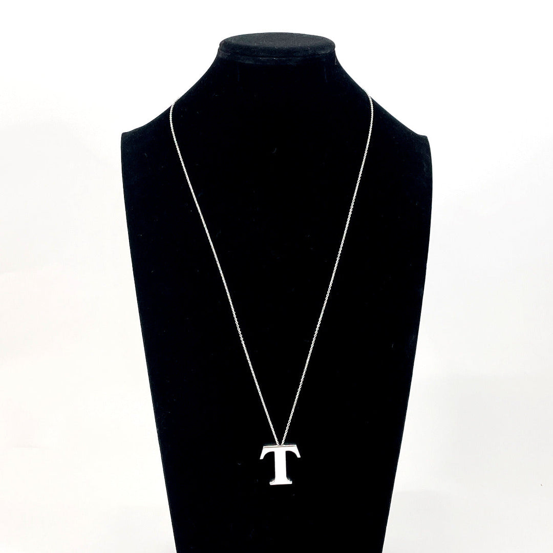 TIFFANY&Co. Necklace Silver925 Silver Long chain Symbol T