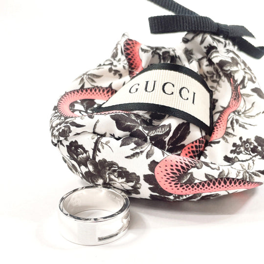 GUCCI Ring Silver925 Silver Branded Cutout G 15
