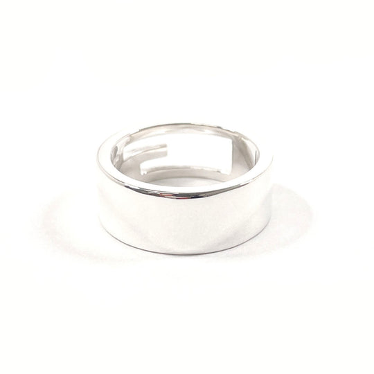 GUCCI Ring Silver925 Silver Branded Cutout G 15