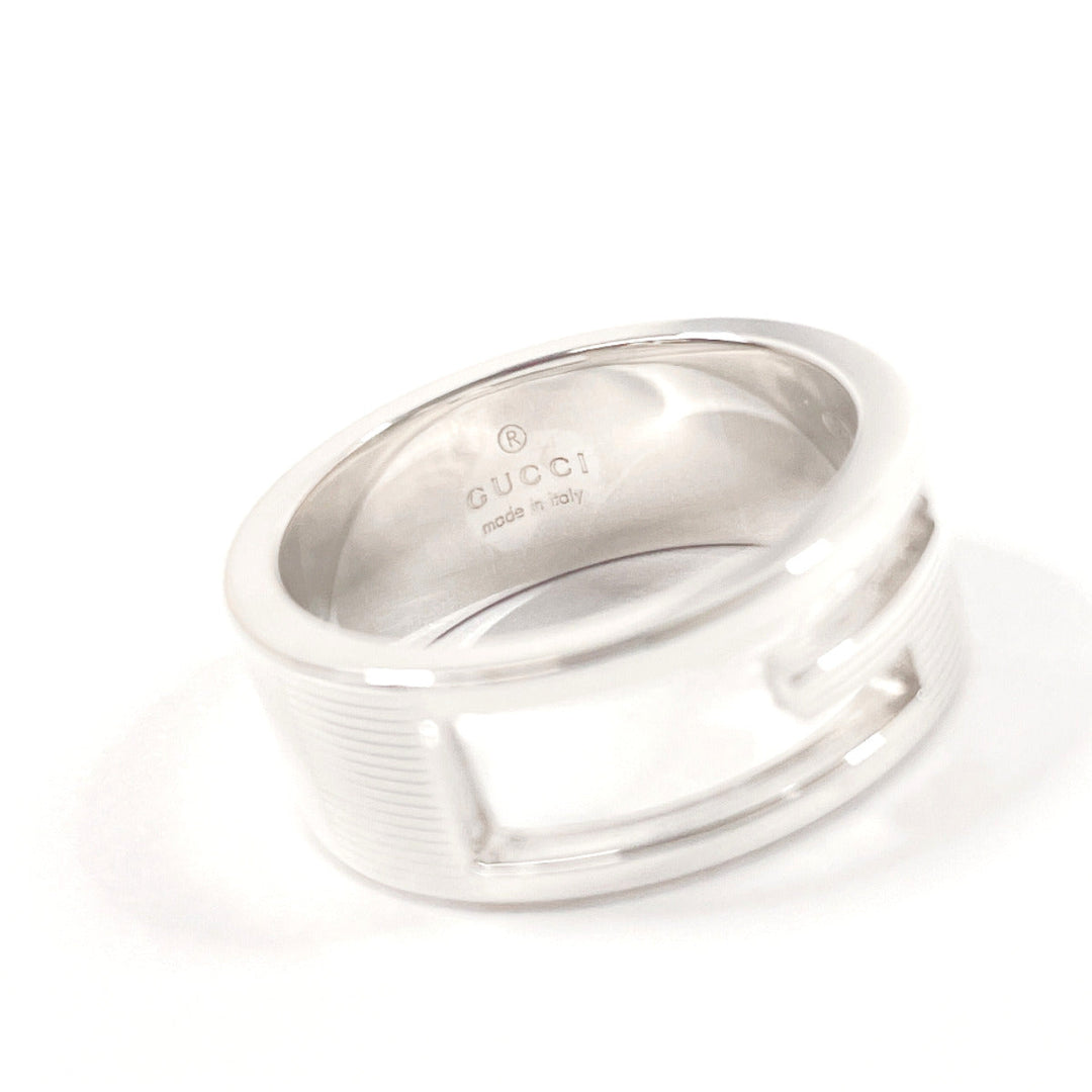 GUCCI Ring Silver925 Silver Branded Cutout G 15
