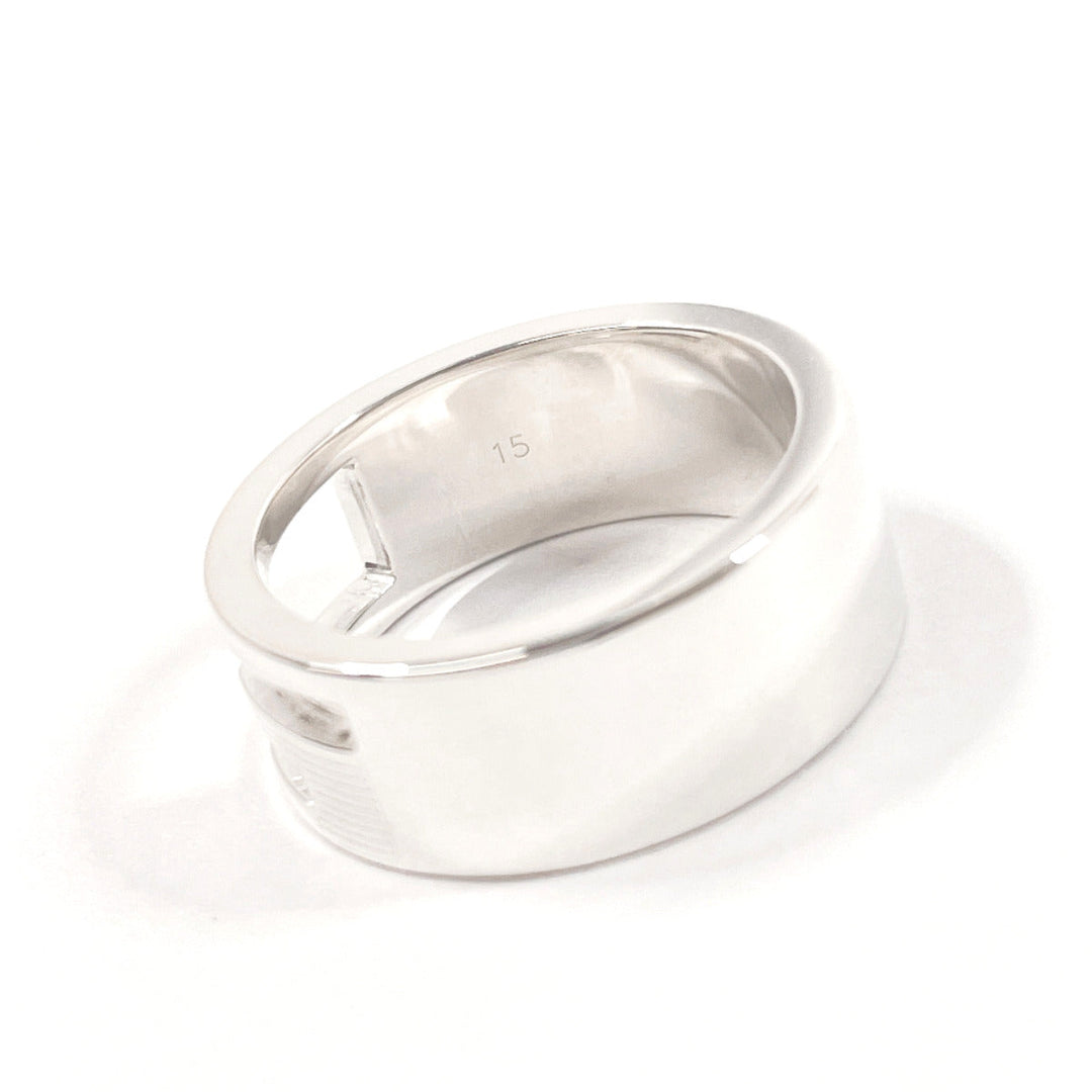 GUCCI Ring Silver925 Silver Branded Cutout G 15