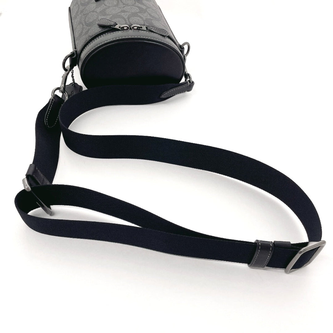 COACH Shoulder Bag C9843 PVC, Leather black Signature