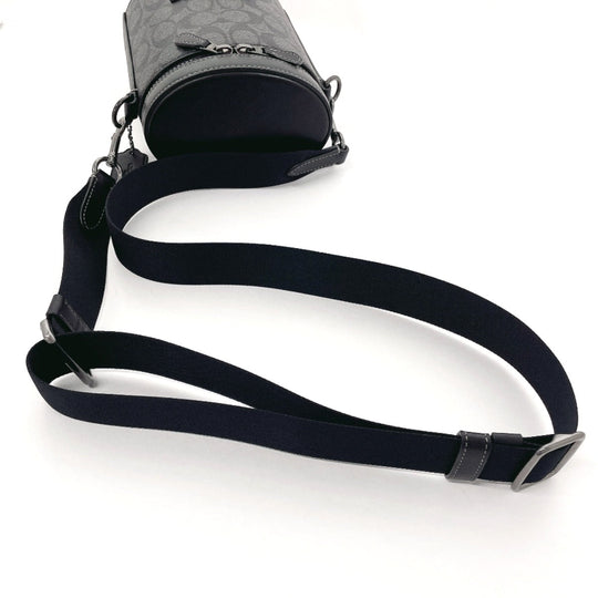 COACH Shoulder Bag C9843 PVC, Leather black Signature