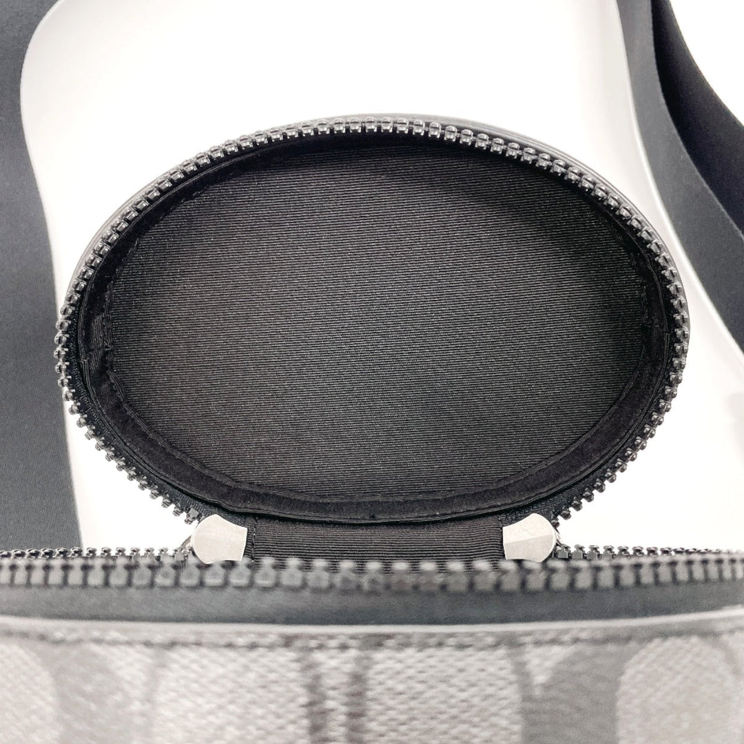 COACH Shoulder Bag C9843 PVC, Leather black Signature