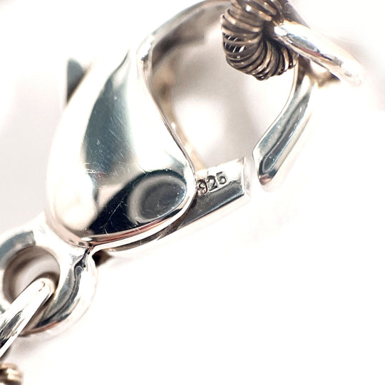 TIFFANY&Co. bracelet Silver925, Rose Quartz pink heart knock